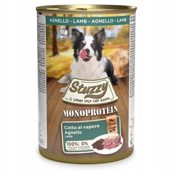 Stuzzy Monoprotein jagnięcina vådfoder til hund - 12x400g