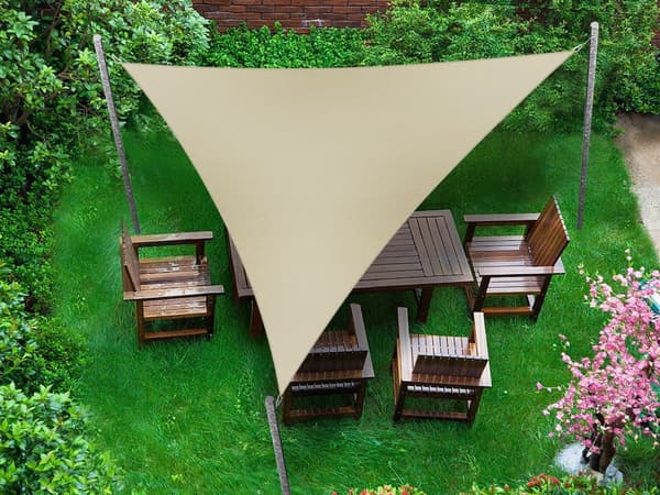 Premium vandtæt sejl 4,2x4,2x5,9 grå