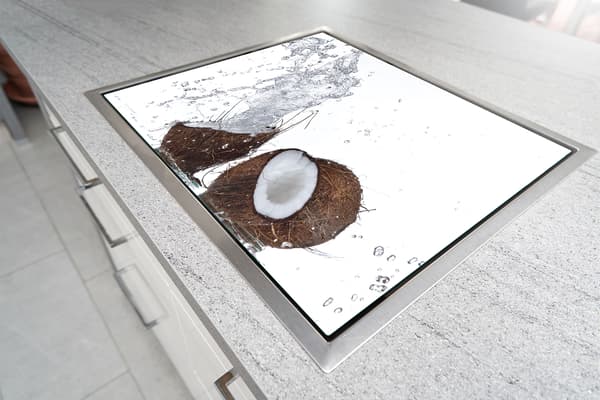 SKÄRBRÄDA I GLAS 52x30 KOKOS