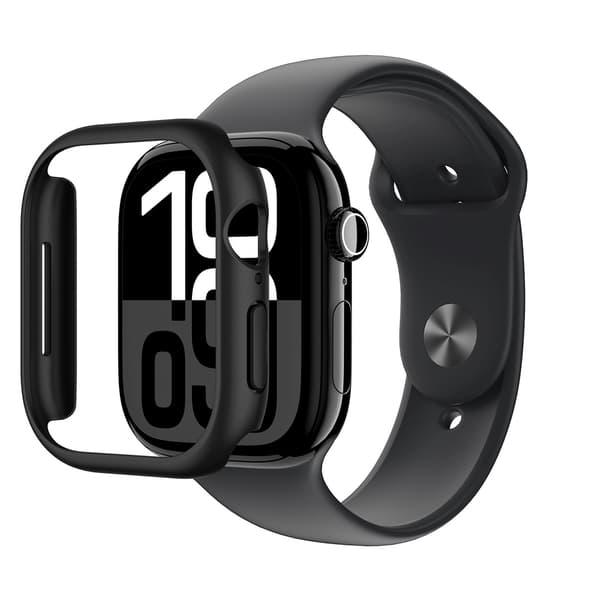 Apple Watch 46mm Minimal-urkasse - Sort