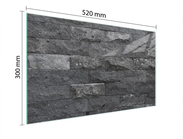 GLASSKÆREBRÆT 52x30 MURSTEN
