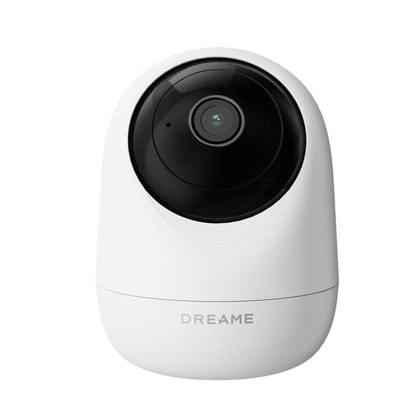 1080p IR Wi-Fi Bluetooth inomhus säkerhetskamera - Vit