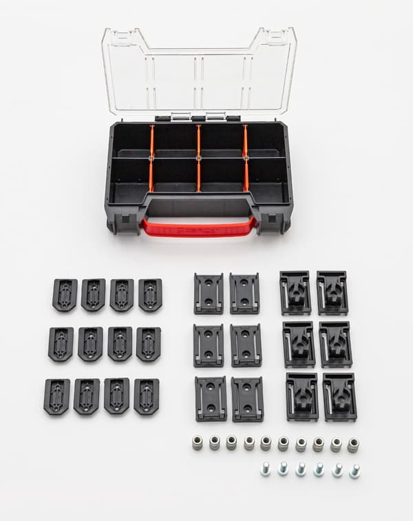 QBRICK CUSTOM SÆT 2 Sæt med adaptere til sorte bokse i arrangøren