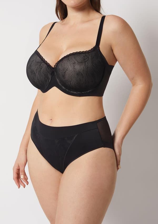 Violeta Selene SELENE BRA VIOLETA U mustat 75F