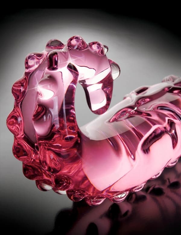 Icicles Curved Glass Dildo Perfekt til Massage