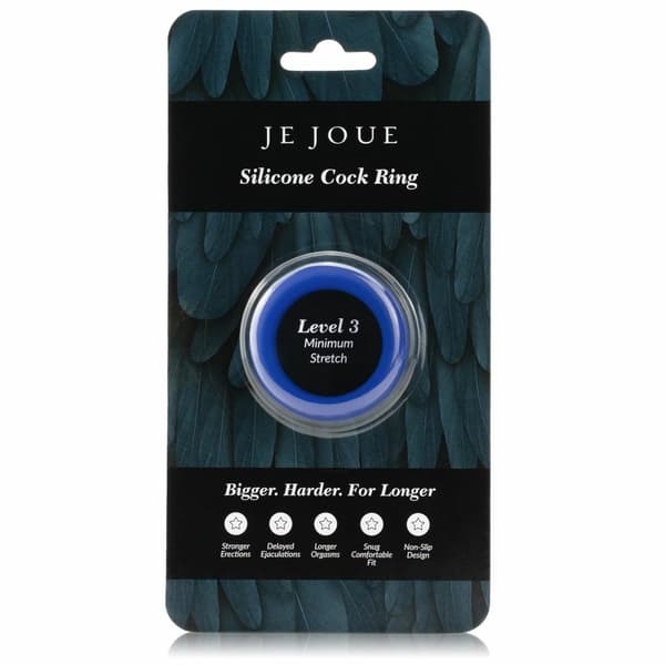 Je Joue Silikone CRing Minimum Stretch Blå Cock Ring