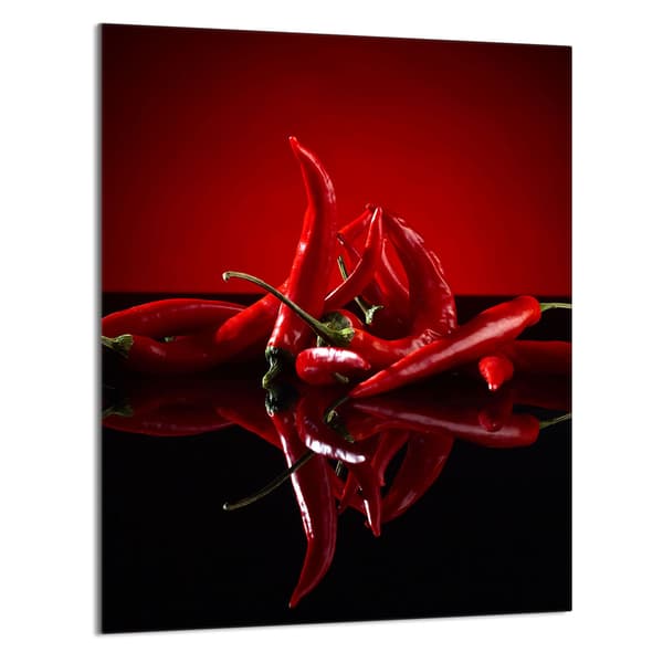 GLAS SKÆREBRÆT 40x52 Chili