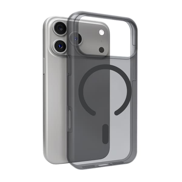 iPhone 17 Pro Magsafe Daylight Silikone Etui - Gennemsigtig Sort