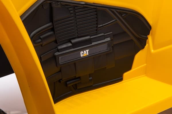 Batteridrivet fordon Elfyrhjuling för barn CAT TRX gul