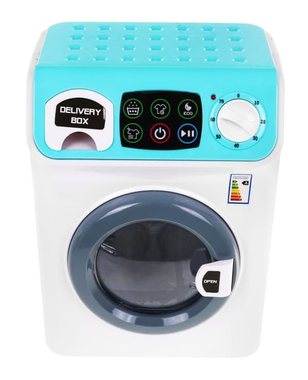 Interaktiv vaskemaskine til børn 3+ Touchpanel + Lyde, lys + Åbnbare elementer