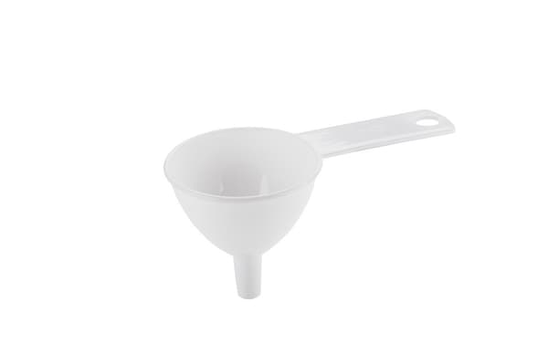 Set med 3 PRACTICO kökstrattar i plast, universal, vitt material