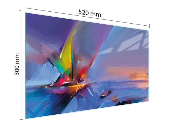 GLAS SKÆREBRÆT 52x30 STK.