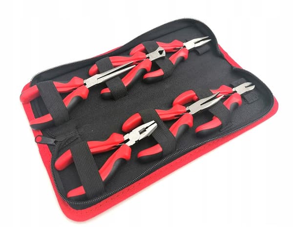Mini-kombinationstänger, set med 6 delar, precision 125 mm, SilverTools
