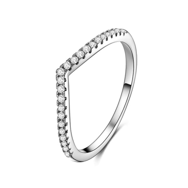 Silverring 925 zirkoner Ringstorlek 15