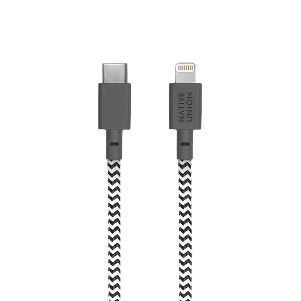 Native Union Night Cable - USB-C - Lightning-kaapeli, 3 m (seepra)