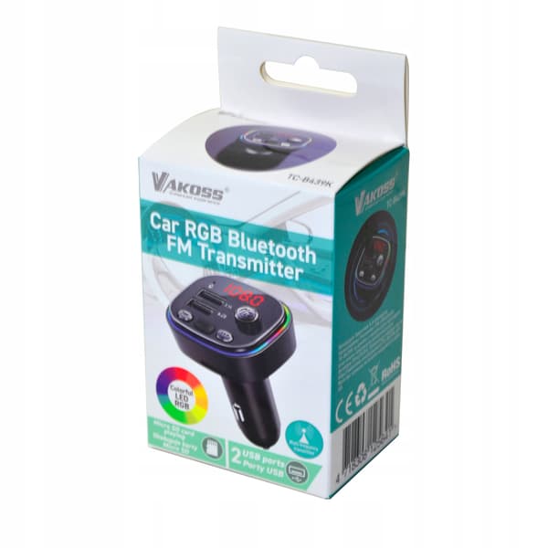 Vakoss TC-B439K Bluetooth RGB FM-sender