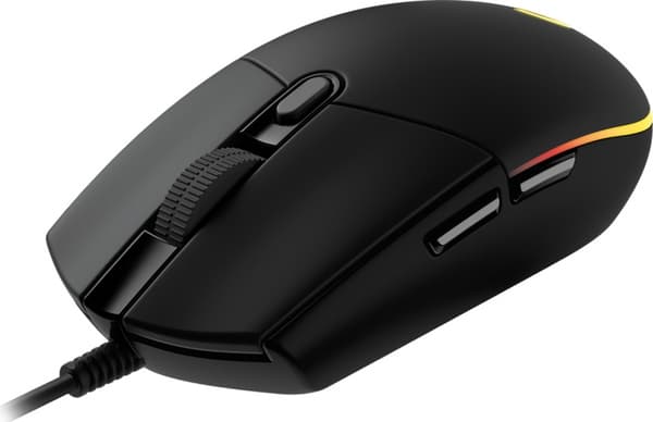 Logitech G102 LIGHTSYNC kablet gamingmus, USB, 8000 DPI, sort