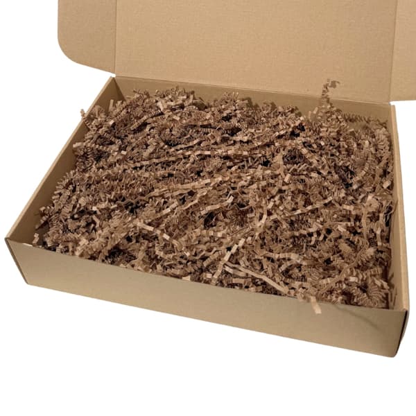 Paperitäyteainelastut luonnonruskeat - 1 kg