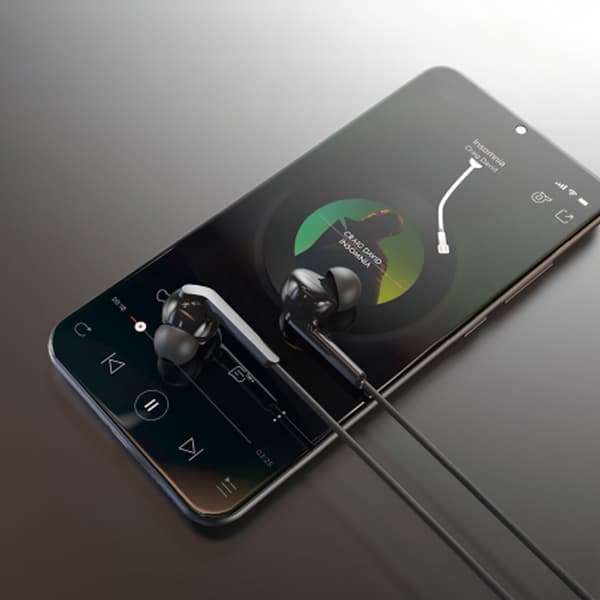 X3+ USB-C Kablede In-Ear Hovedtelefoner - Sort