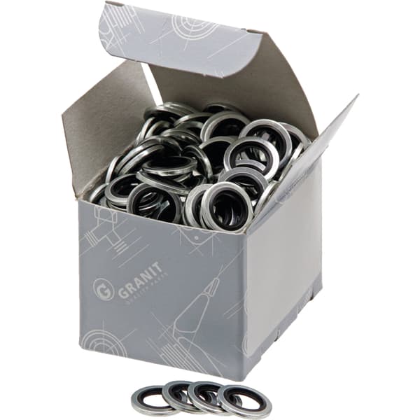 Pakke med 100 M12 U-ringe