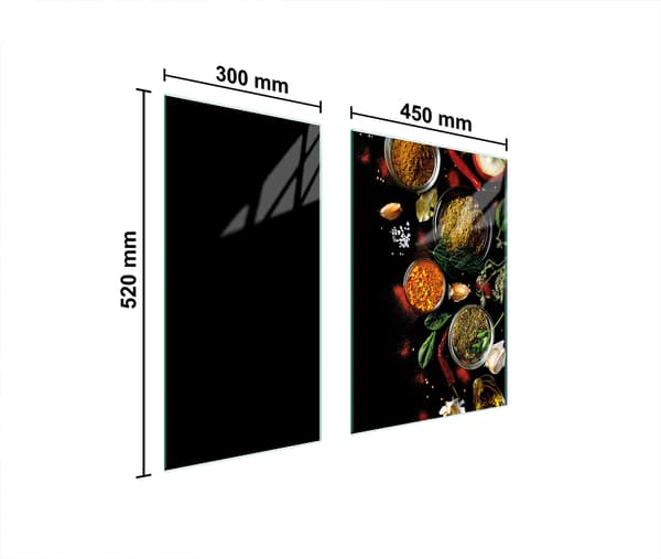 GLASSKYDDSPLÅT 75x52 KRYDDOR