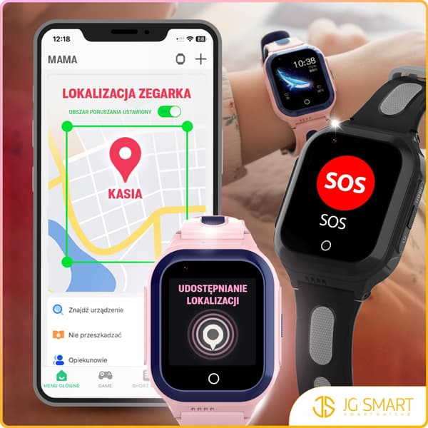 SMARTKLOCKA KOSMO - SVART