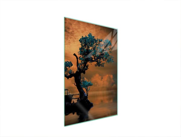GLAS SKÆREBRÆT 35x52 TRÆ