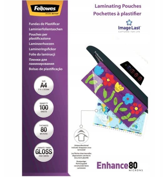 Fellowes A4 80mic laminointikalvo