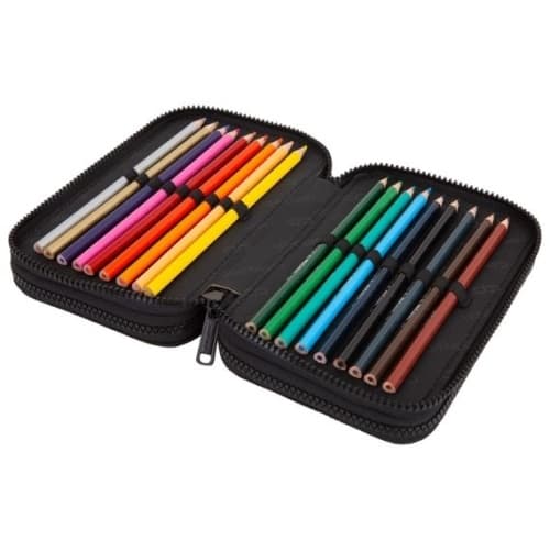 Trippeldäckarpennfodral med utrustning CoolPack Jumper 3 DIARY