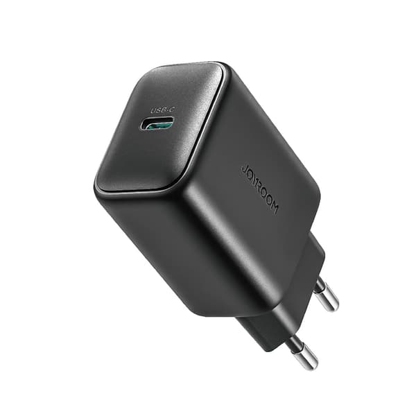 USB-C 25W SFC PPS PD Vægoplader + 1m USB-C Kabel - Sort