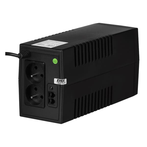 Ever Easyline 850AVR USB UPS, 0,85 kVA, sort