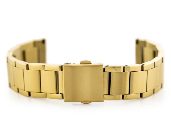 Pacific Model 9 massivt armband - guld 22mm