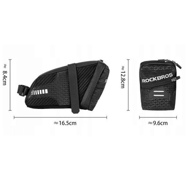 ROCKBROS sadeltaske (C29-BK) sort