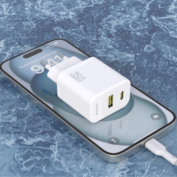 A27 MaxC USB-C USB-A GaN 35W Väggladdare - Vit