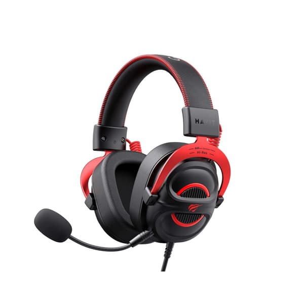 Havit H2002E Pro Gaming Hovedtelefoner Sort/Rød
