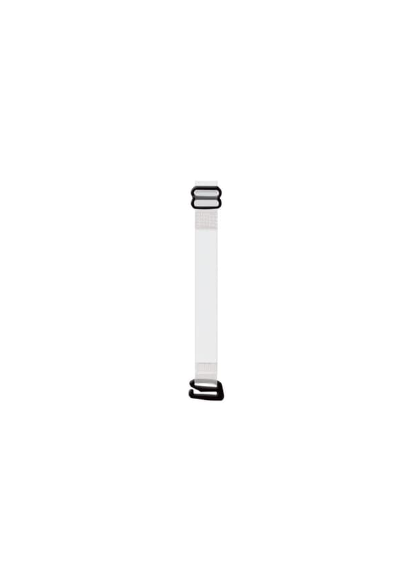 Transparent halsrem med sorte elementer RT-07 SILIKONE HALSREMMEN RT-07 sort metal