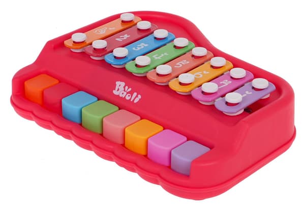 Röd cymbalpiano