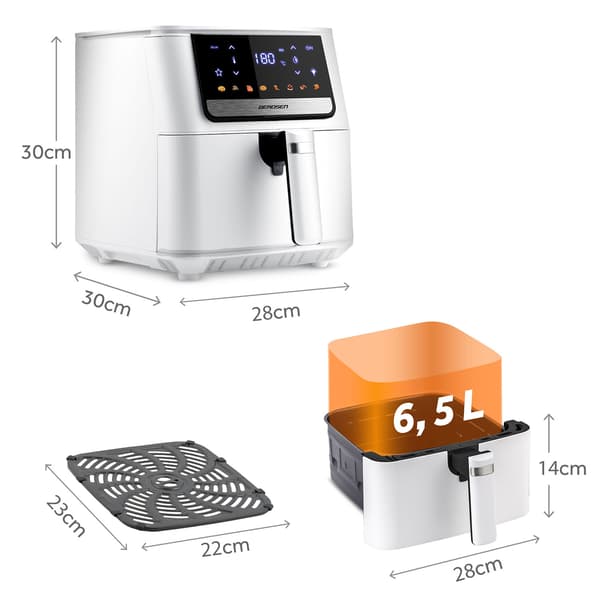 Airfryer Berdsen BD-662 hvid