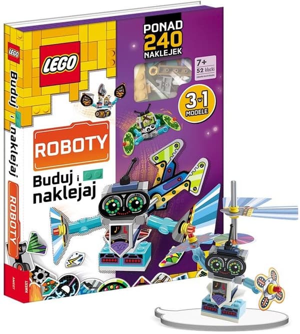 LEGO(R) Bøger. Byg og lim: Robotter