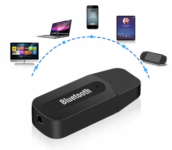 BLUETOOTH-SOVITIN VASTAANOTIN LÄHETYS AUX USB