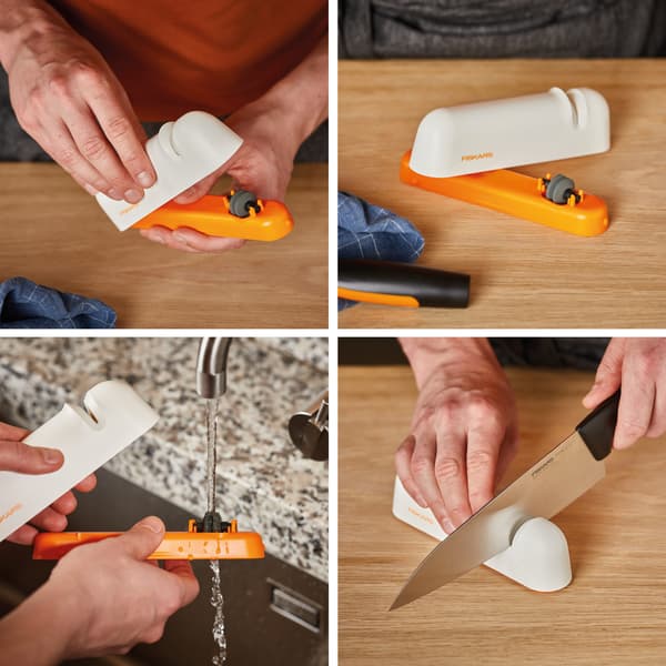 FISKARS ROLL-SHARP Professionell keramisk knivslipare för kök