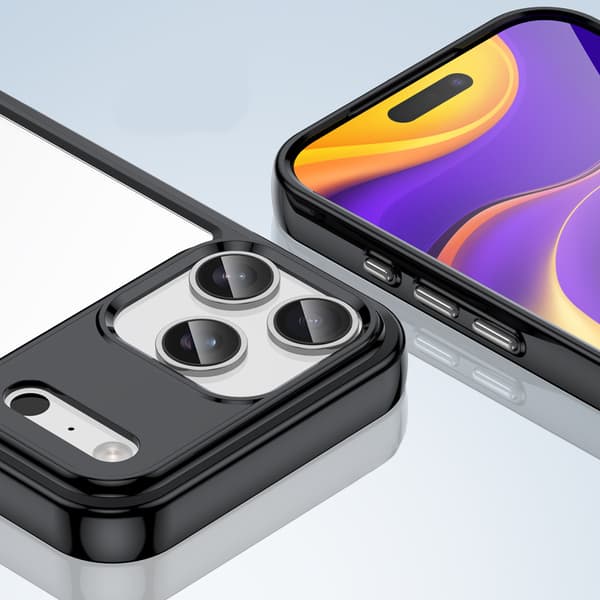 iPhone 17 Pro Max Rymdskal - Svart Transparent