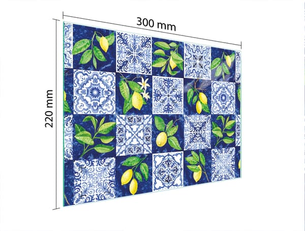 GLAS SKÄRBRÄDA 30x22 MOSAIK