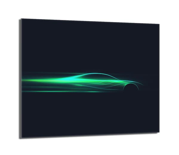 Glasbeskyttelsesplade til komfur 60x52 Auto