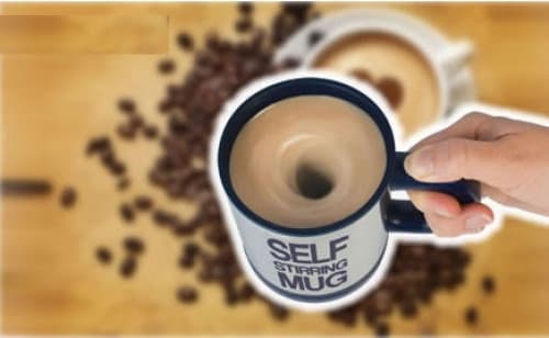 BB50 SELVOMRØRENDE TERMOKOP BLANDER KAFFE OG TE SJOV GADGET