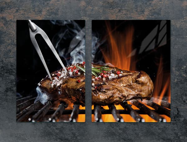 GLASSKYDDSPLÅT 75x52 GRILL