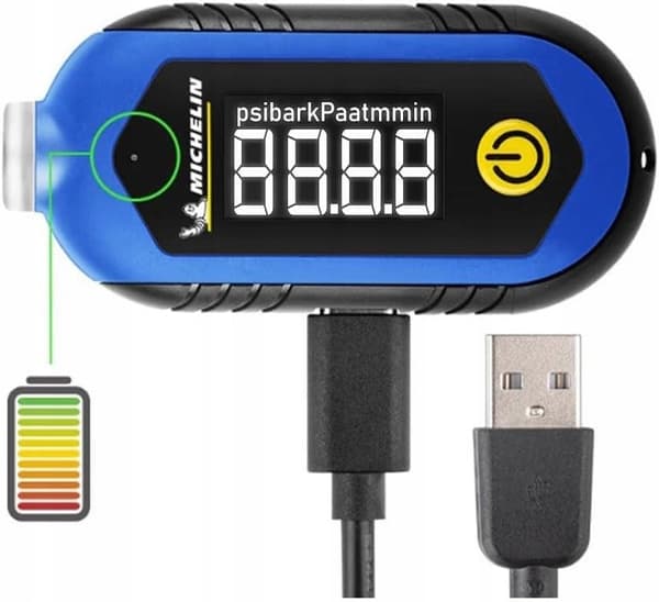 MICHELIN DIGITAL DÄCKTRYCKSMÄTARE MED LCD-DISPLAY 2-I-1