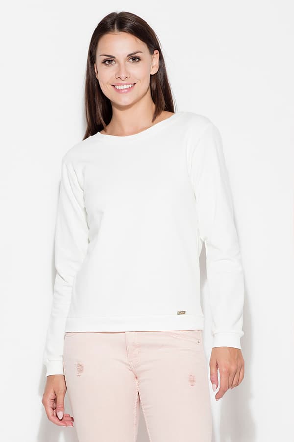 Blus K350 Ecru bluse størrelse L