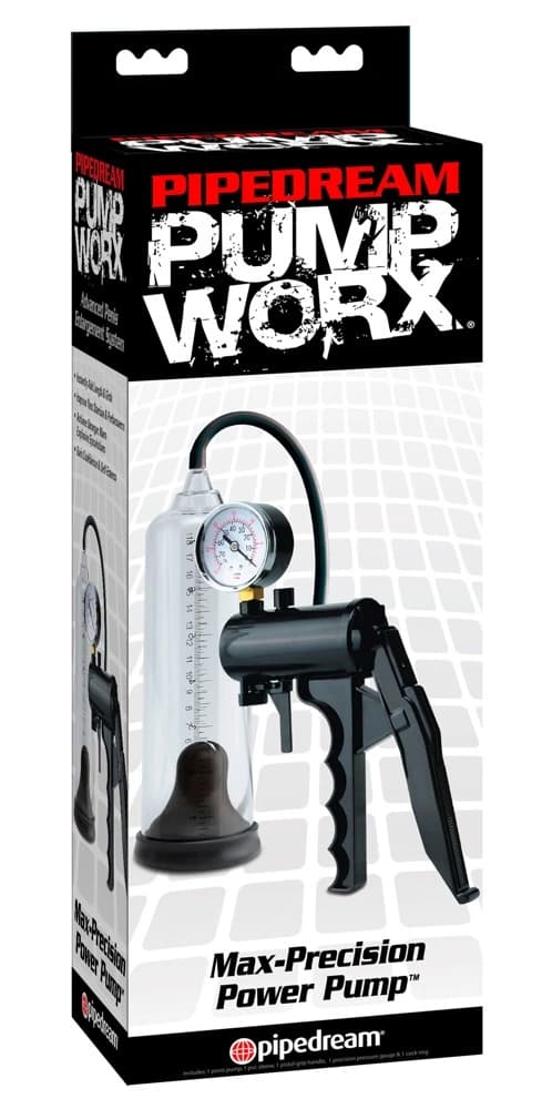 Pump Worx MaxPrecision Transparent Penispumpe