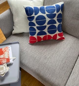 Pude Bauhaus blå